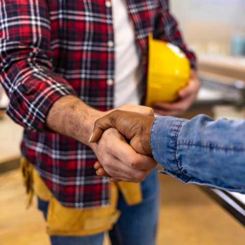 Federal contracting officer reviewing GSA schedule vendor list.